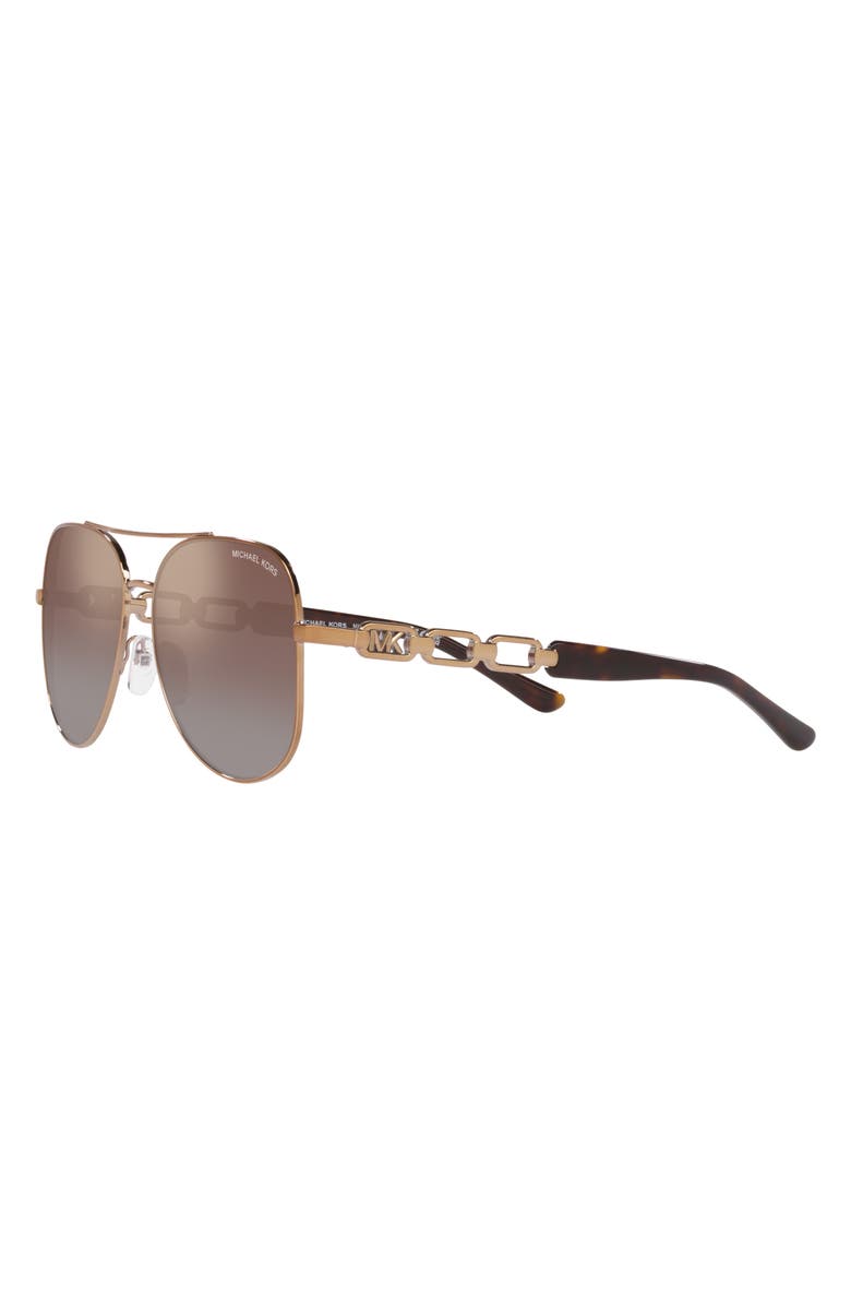 Michael Kors Chianti 58mm Aviator Sunglasses, Alternate, color, 
