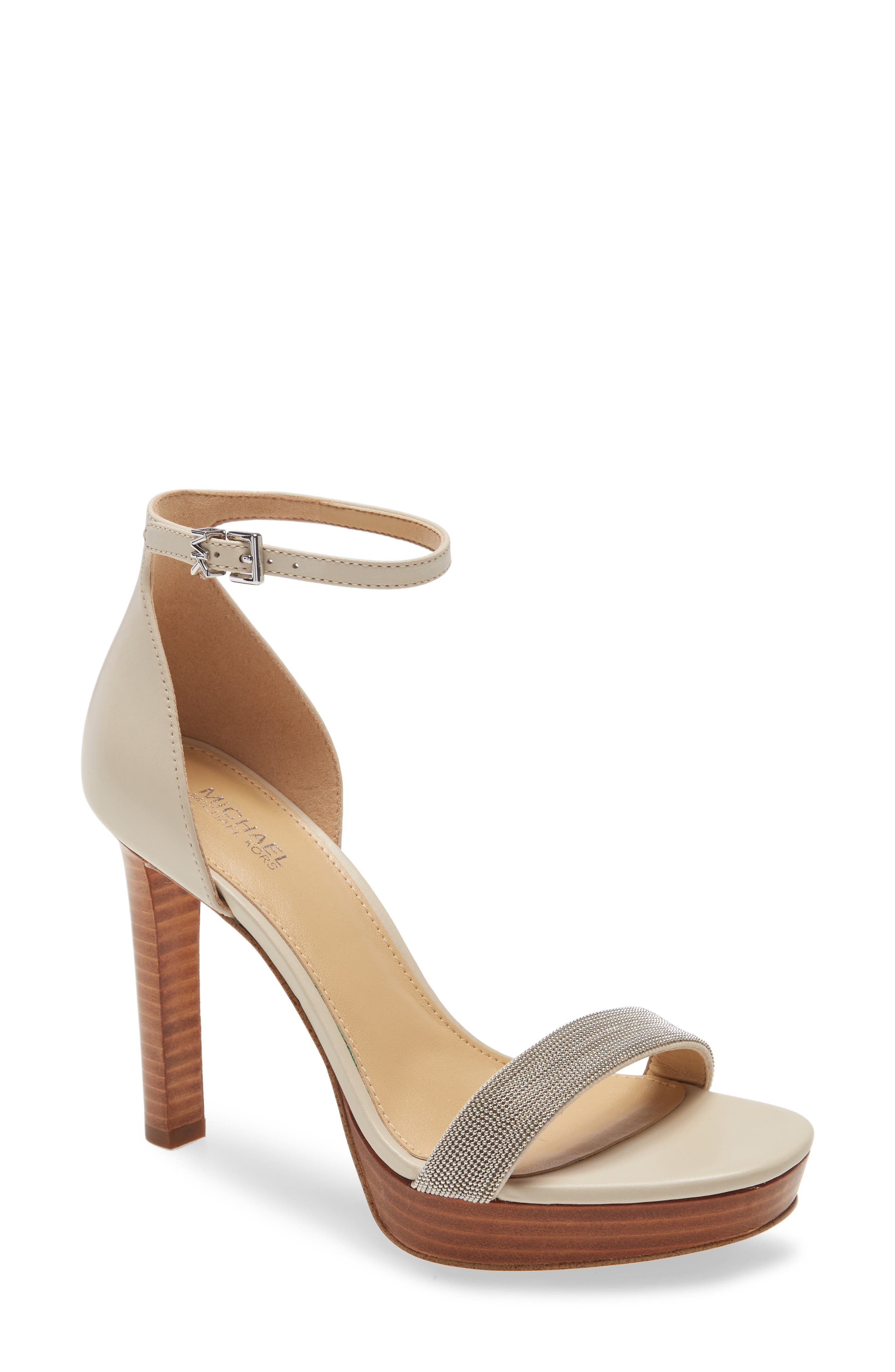 Margot Ankle Strap Sandal, Main, color, LIGHT SAND