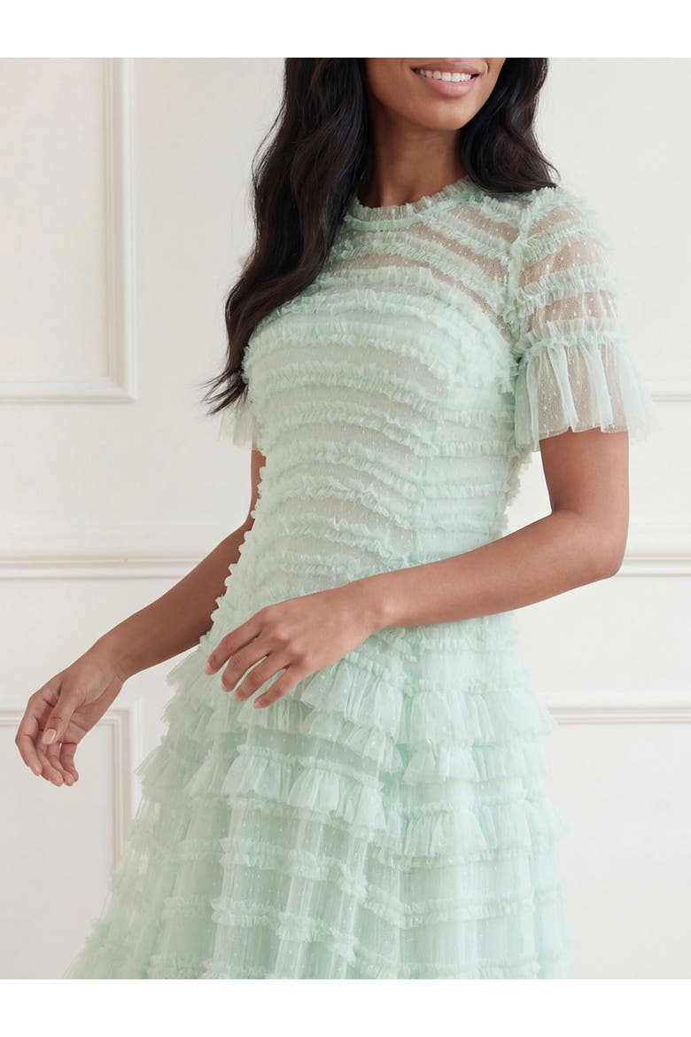 Valentine Ruffle Maxi Gown, Alternate, color, Soft Mint