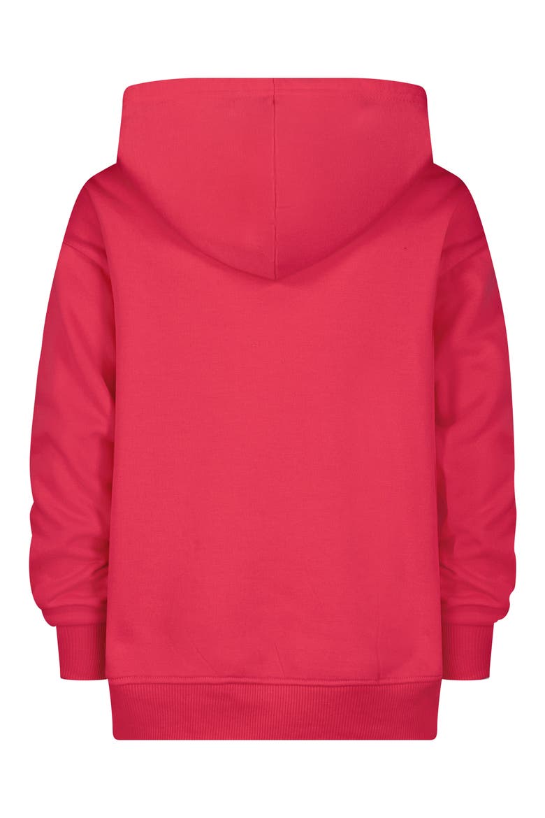 Kids' Logo Pullover Hoodie & Flare Leggings Set, Alternate, color, HI-PINK