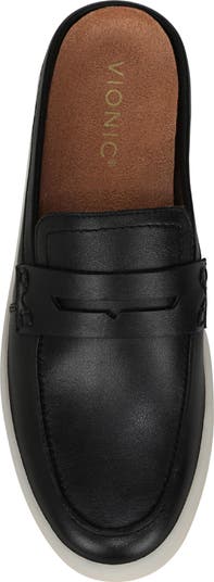 Ms. Adler Leather Lug Penny Loafers