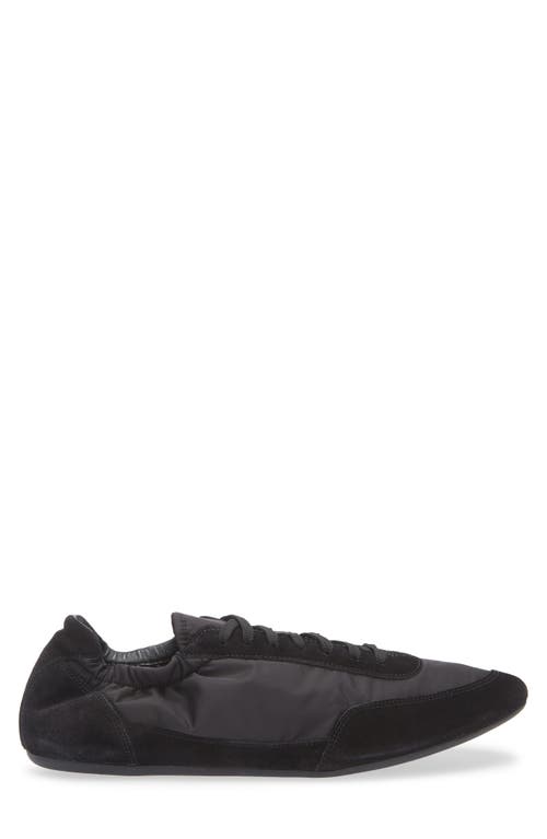 Prada Collapse Re-nylon And Suede Sneaker Men In Black