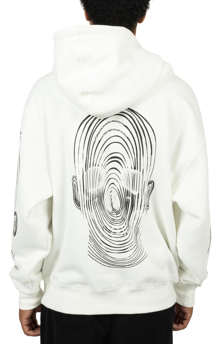 PLEASURES Guilty Graphic Hoodie, Alternate, color, Off White