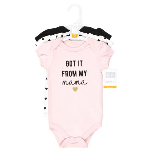 Hudson Baby Cotton Bodysuits 3-pack