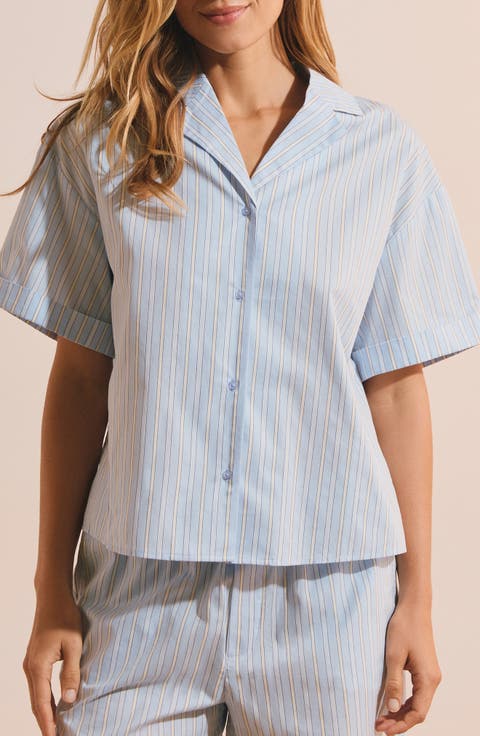 Benicio Striped Cotton Chemise