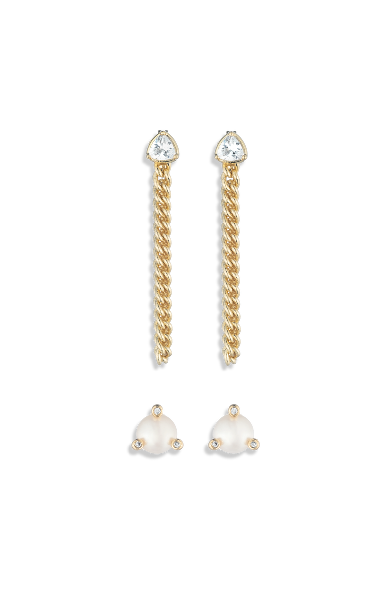 Electric Picks xSarah & Hollie Lemon Drop Earring Set of 2, Main, color, 