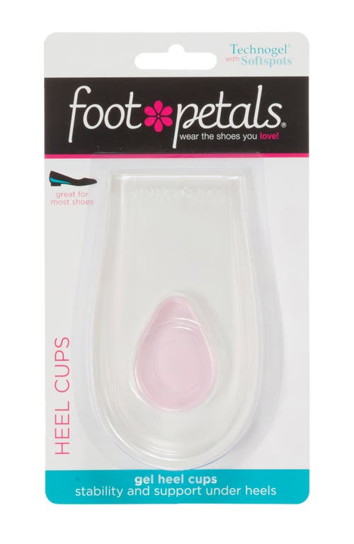 Foot Petals Gel Heel Cups In Pink Multi