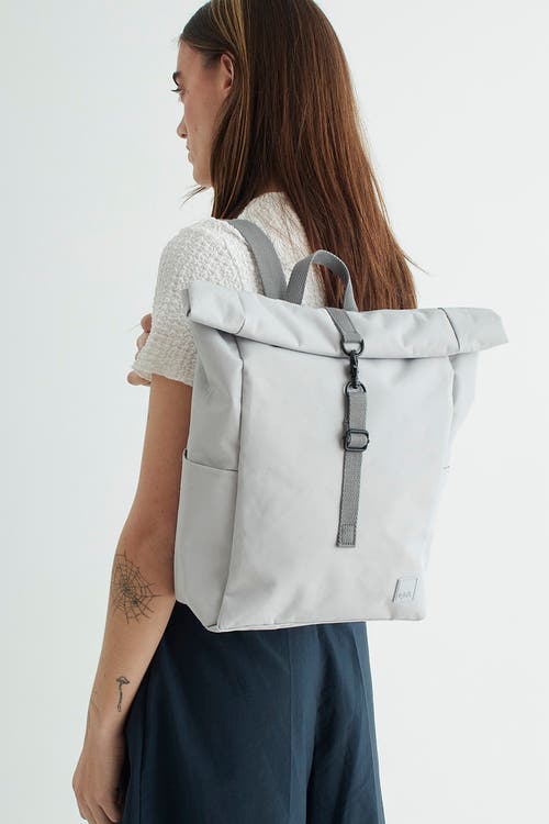 Lefrik Roll Mini Backpack In Gray