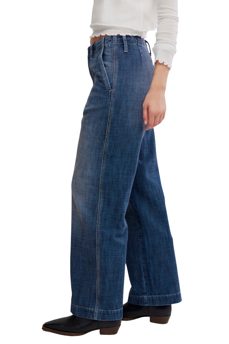 East Side High Waist Wide Leg Jeans, Alternate, color, RULEBREAKER