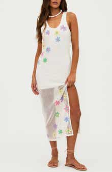 Beach Riot Diana Mesh Midi Dress