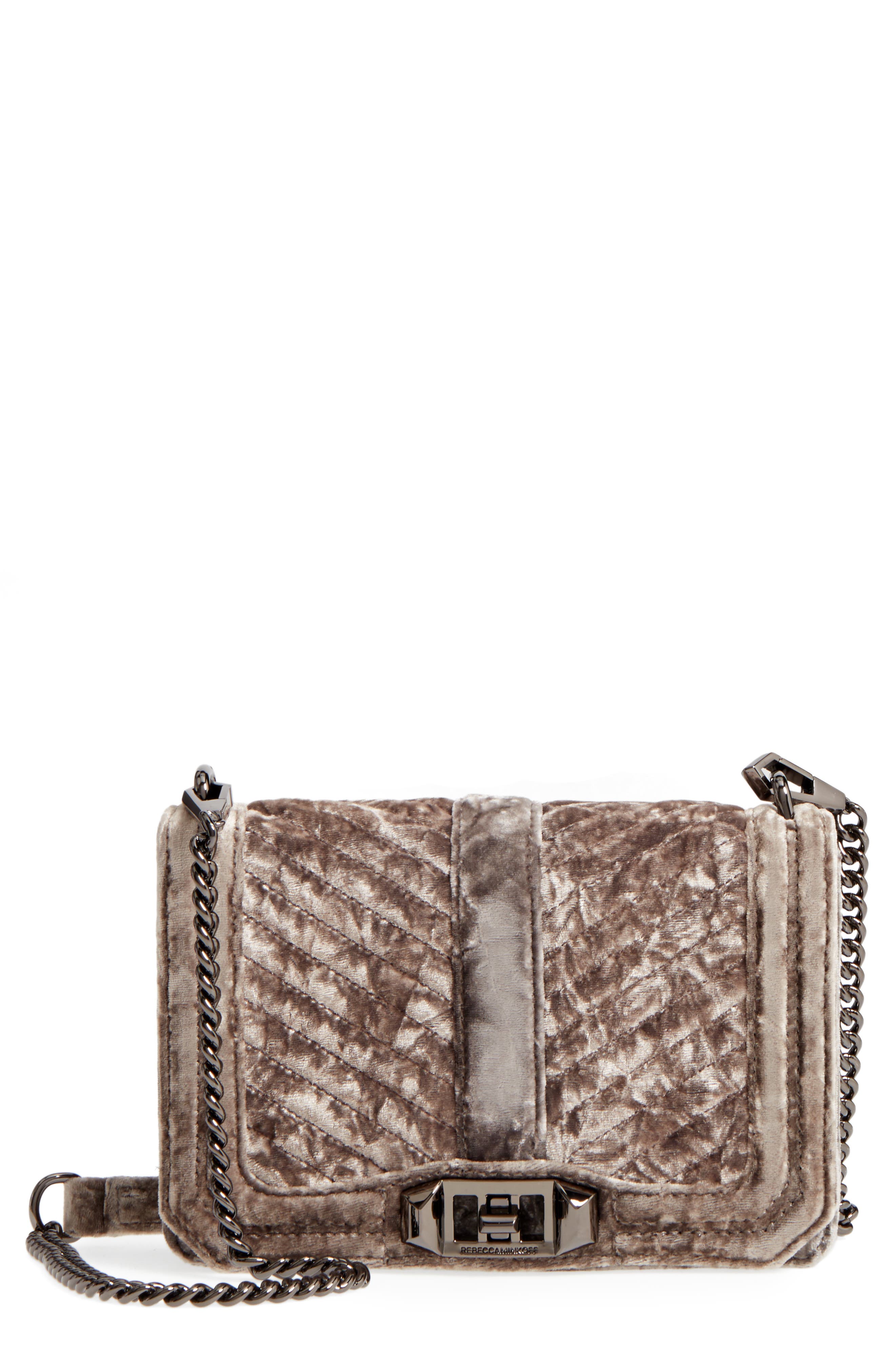 Rebecca Minkoff 'Velvet Love' Crossbody Bag, Main, color, 