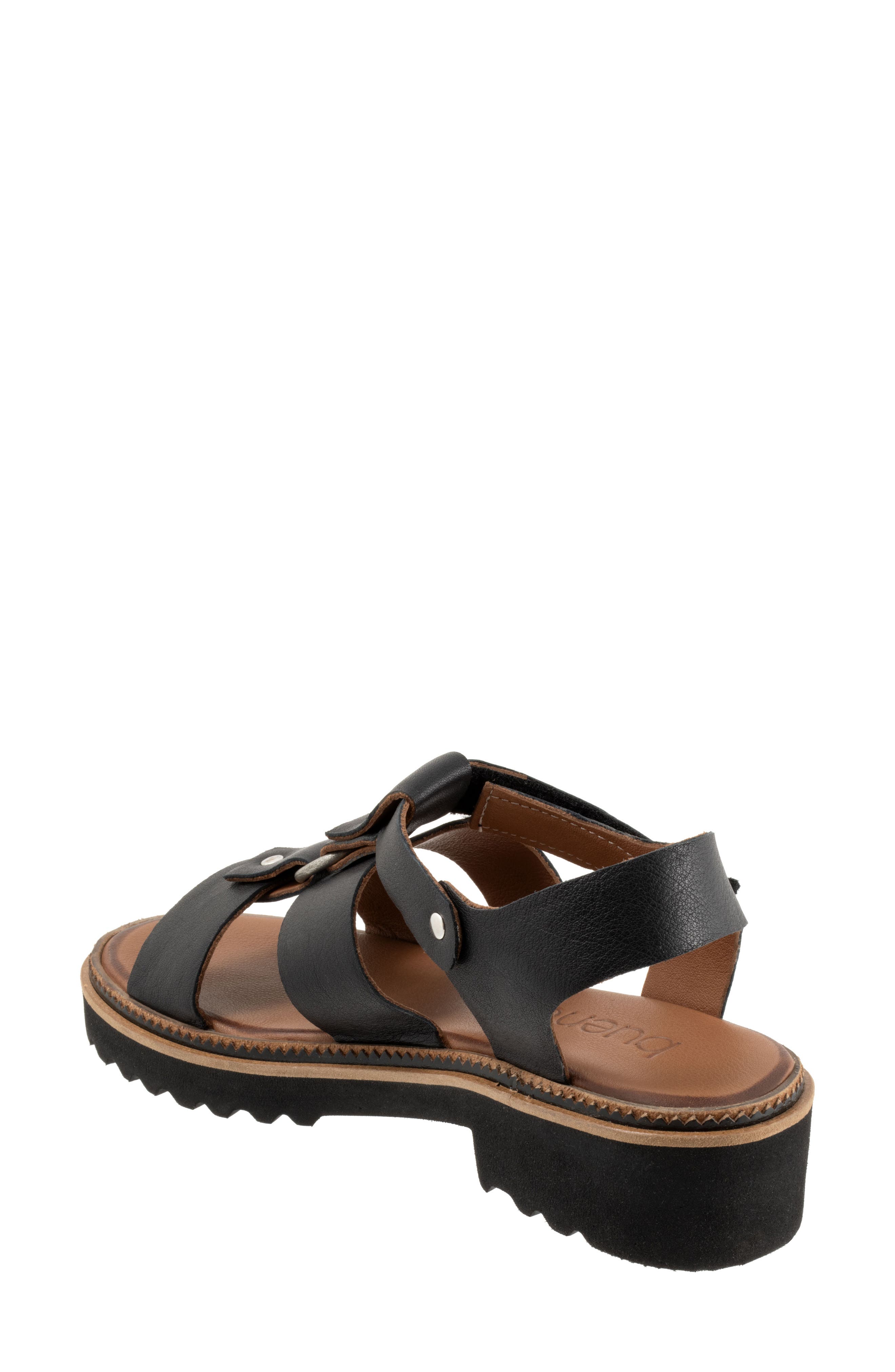 Bueno Athena Strappy Sandal, Alternate, color, Black