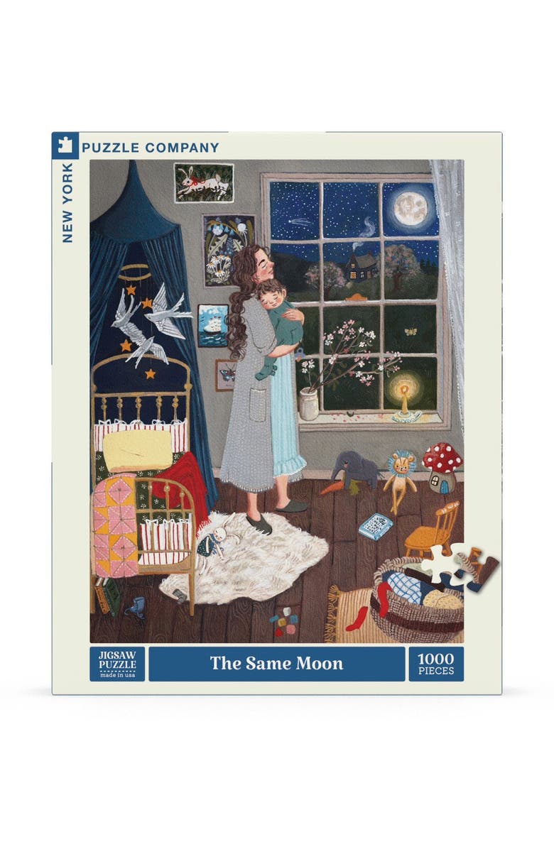 NEW YORK PUZZLE COMPANY The Same Moon 1000 Piece Puzzle, Main, color, NO COLOR