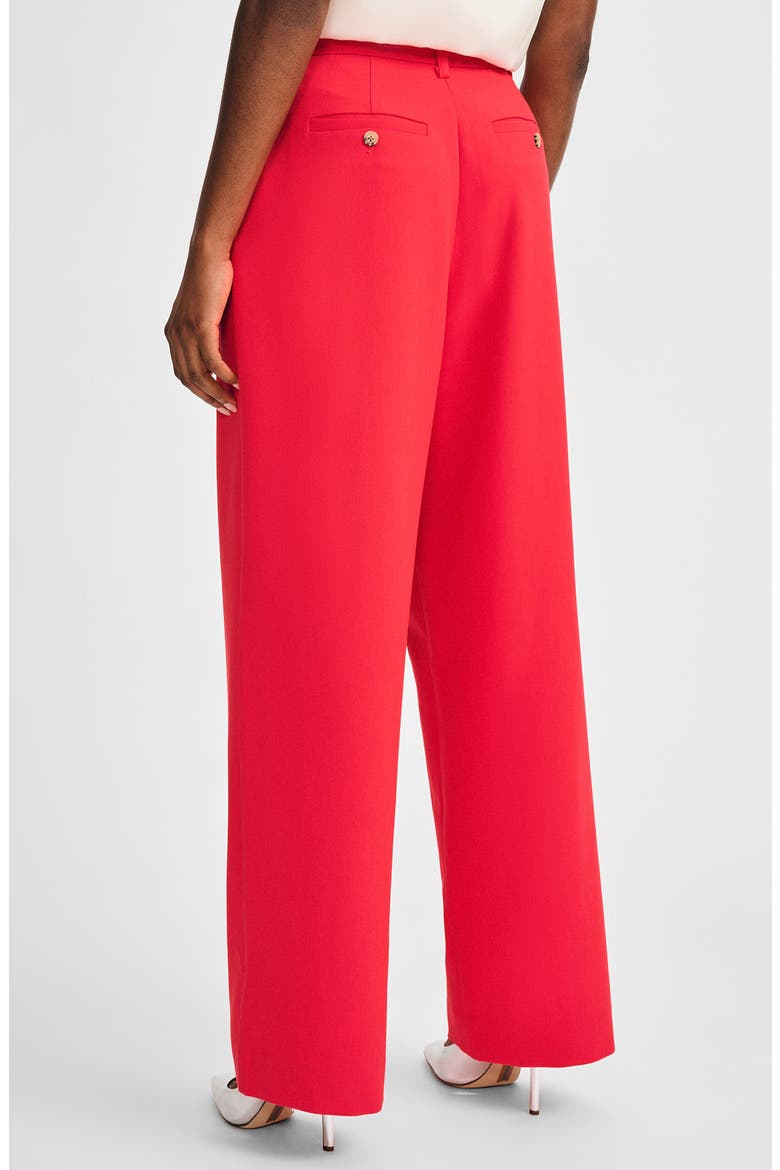 Pleated Wide Leg Pants, Alternate, color, PINK