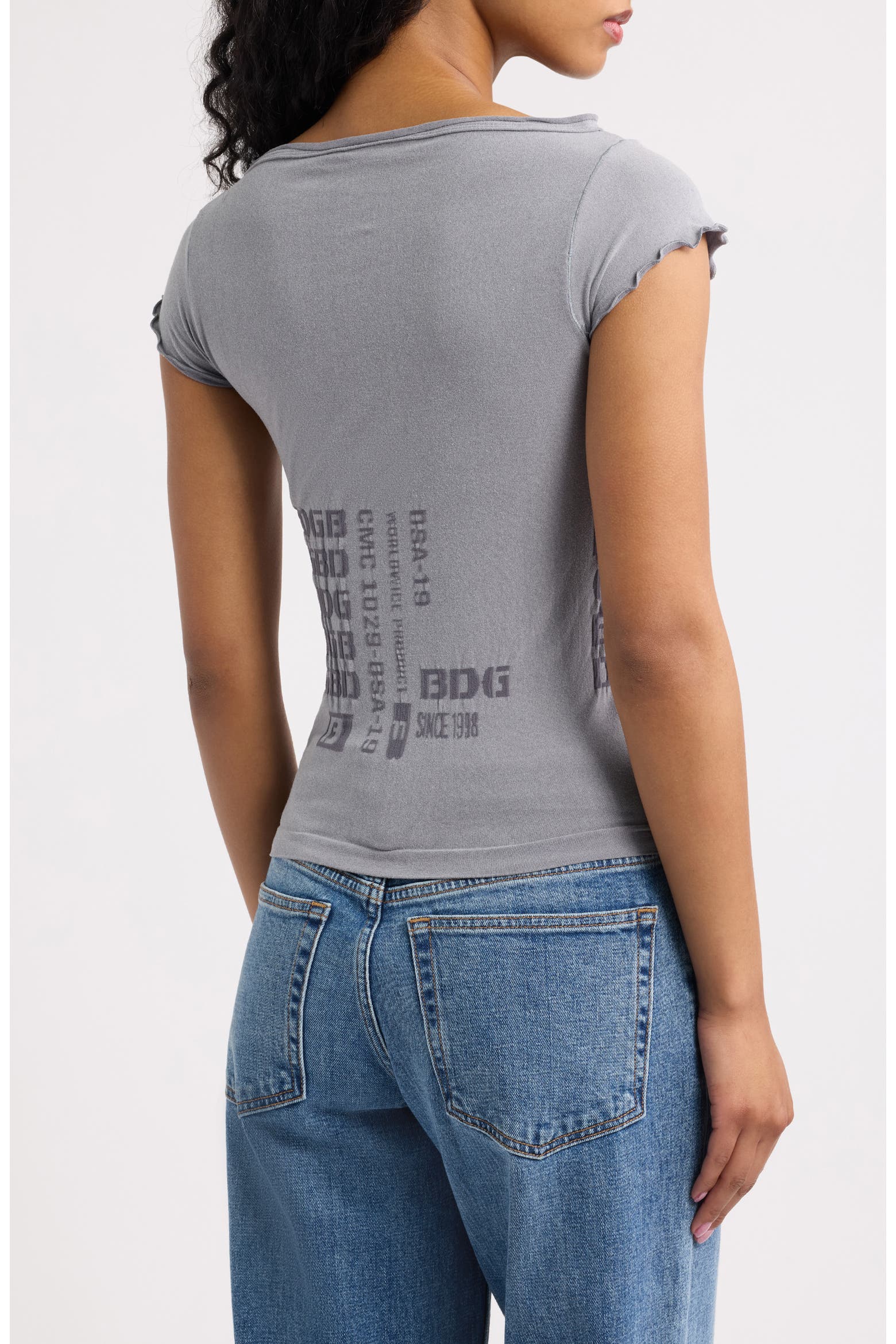 Bdg BDG Urban Outfitters Grunge Graphic Seamless Baby Tee (Women) | Nordstrom