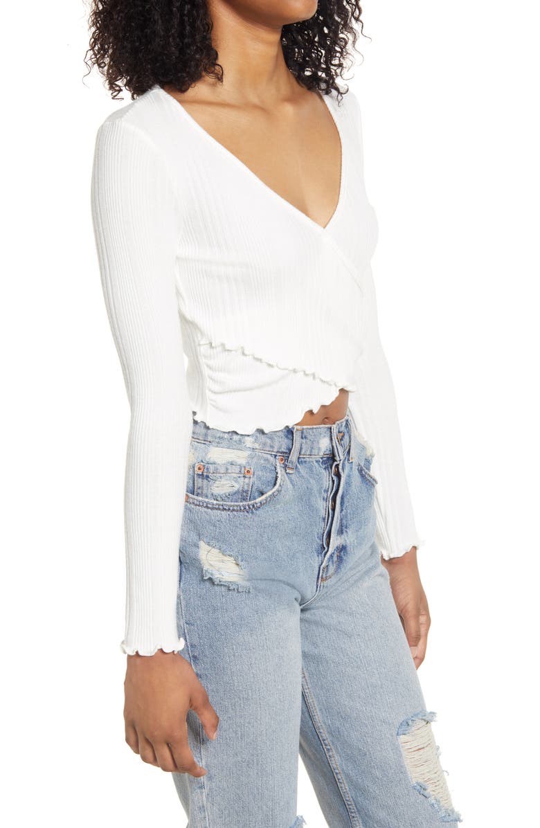 La La Land Creative Co La La Land Creative Surplice Top, Alternate, color,