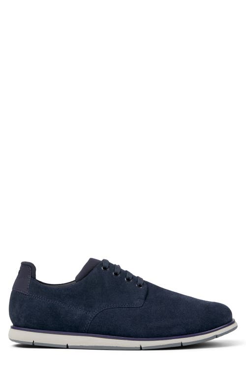 Camper Smith Plain Toe Derby In Blue