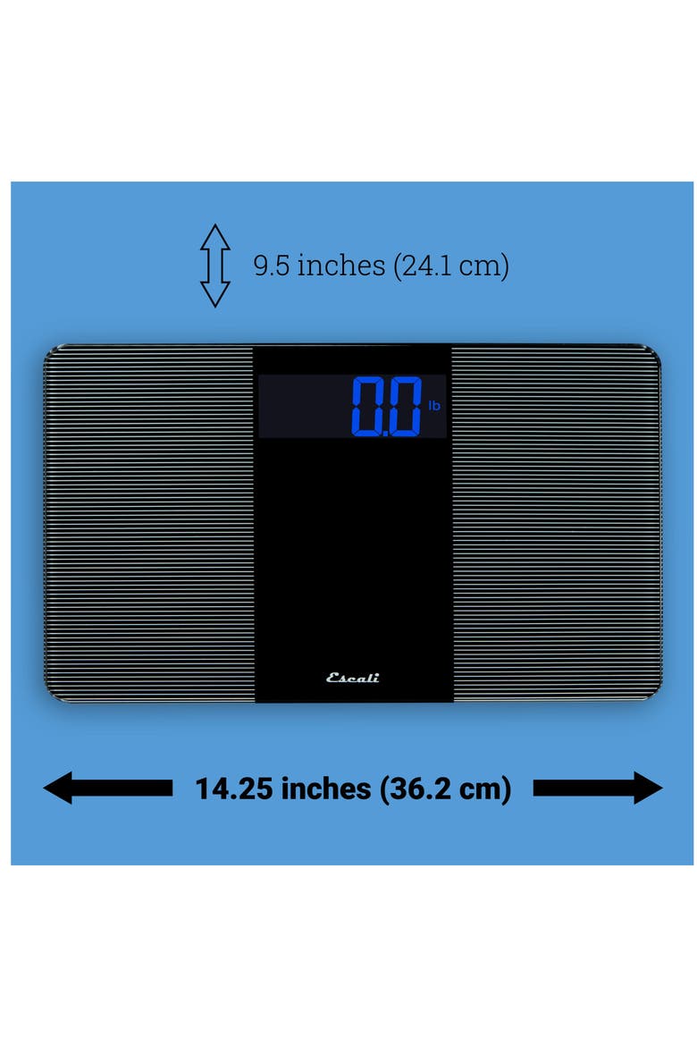 Extra Wide Bathroom Scale, Alternate, color, Black/White