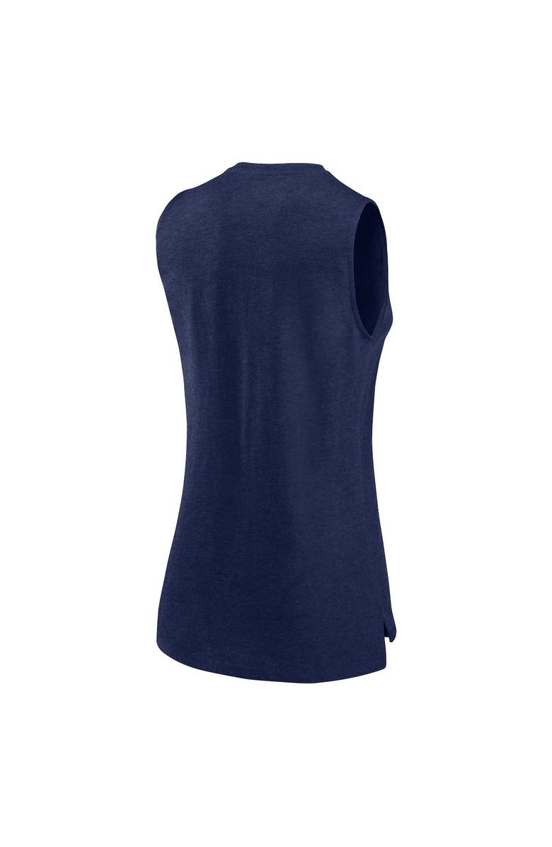 FANATICS Women's Fanatics Branded  Heather Navy New England Patriots What Goes Around Tank Top, Alternate, color, 