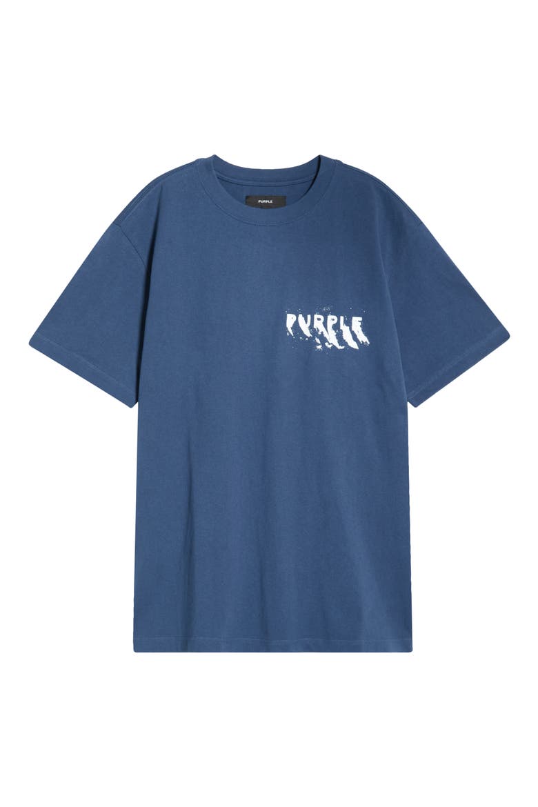 Logo Graphic T-Shirt, Alternate, color, BLUE