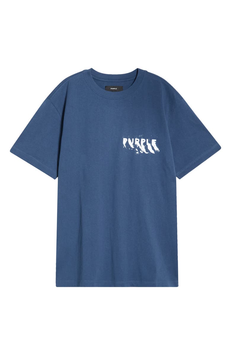 PURPLE BRAND Logo Graphic T-Shirt, Main, color, Blue