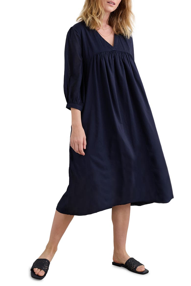 Earth Organic Cotton Caftan, Main, color, MARITIME