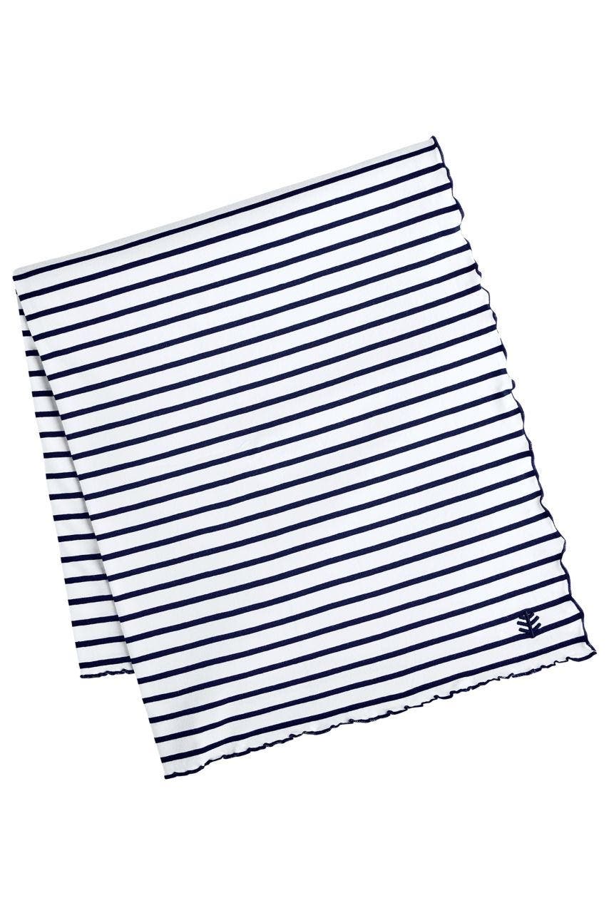 White/Navy Stripe