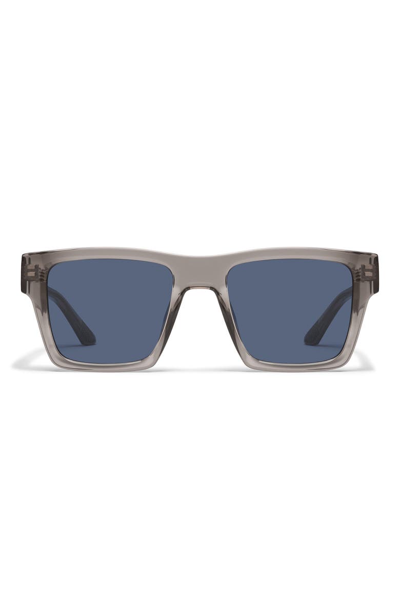 Fast Lane 43mm Square Sunglasses, Main, color, GREY/ NAVY POLARIZED