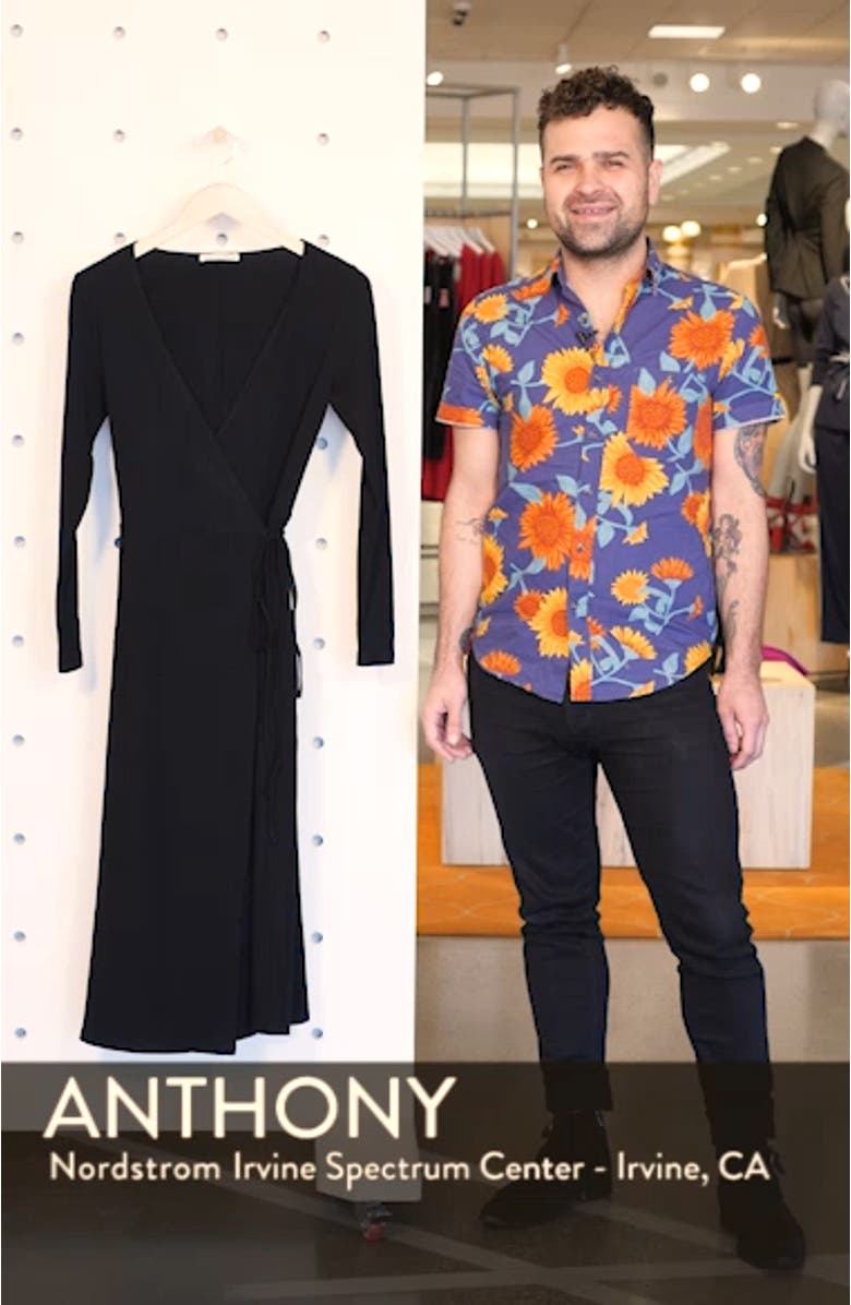 Celine Wrap Sweater Dress, sales video thumbnail