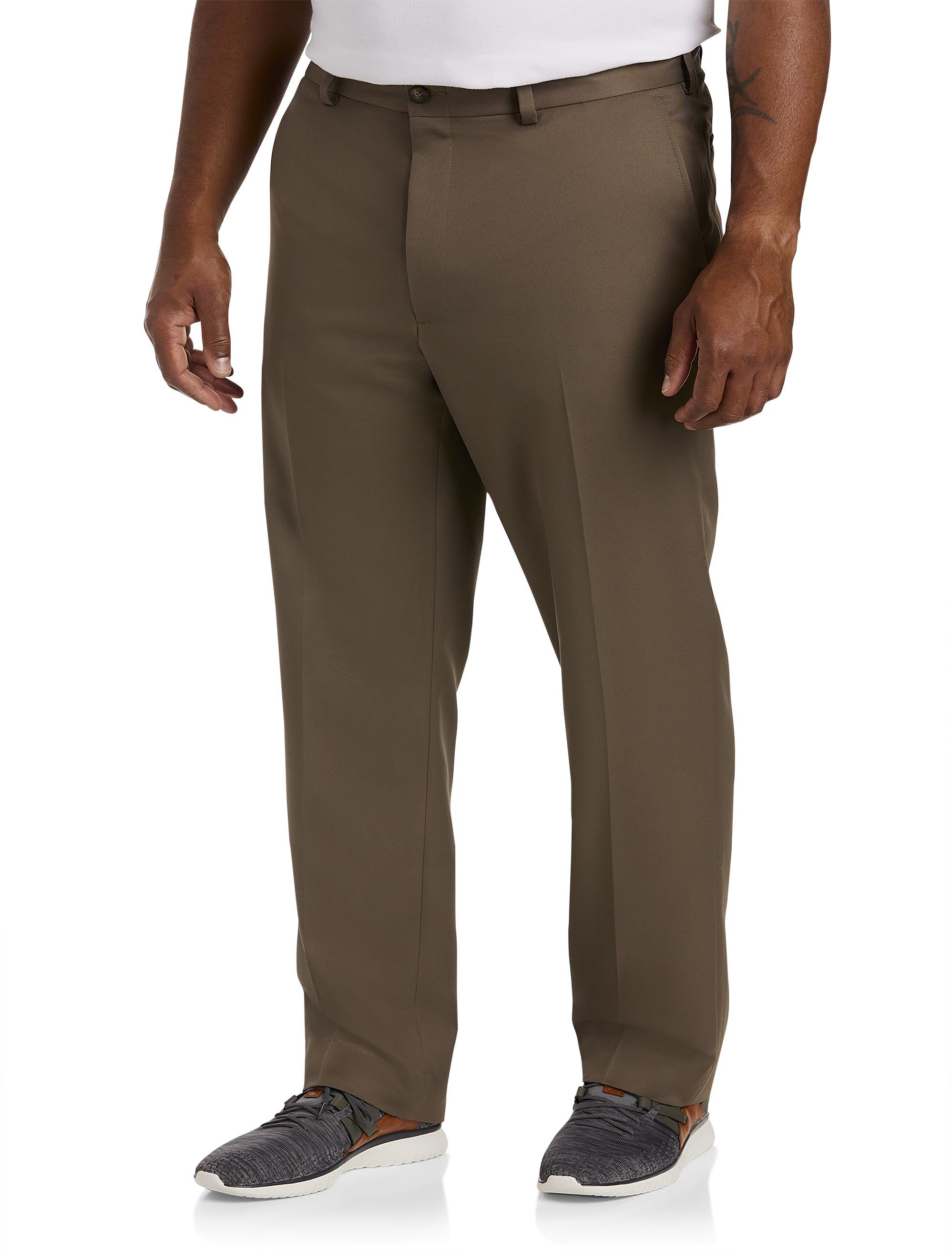 Big & Tall Microfiber Dress Pants - image 5