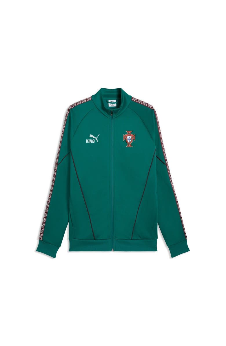 PUMA Men's Puma Green Portugal National Team King Anthem Full-Zip Jacket, Alternate, color, Green