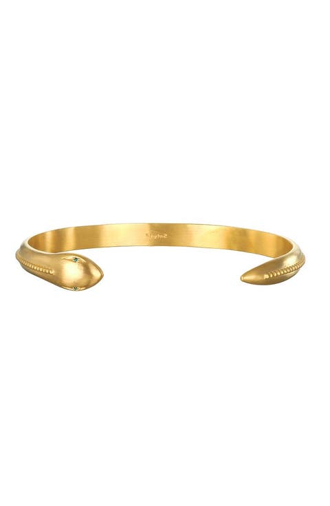 Sacred Guidance Snake Cuff Bracelet