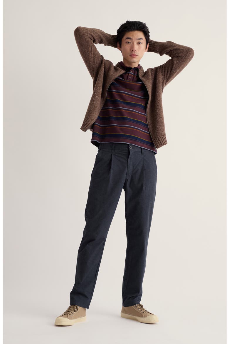Treloyan Pleated Chinos, Alternate, color, MOUNTSMAN INKWELL