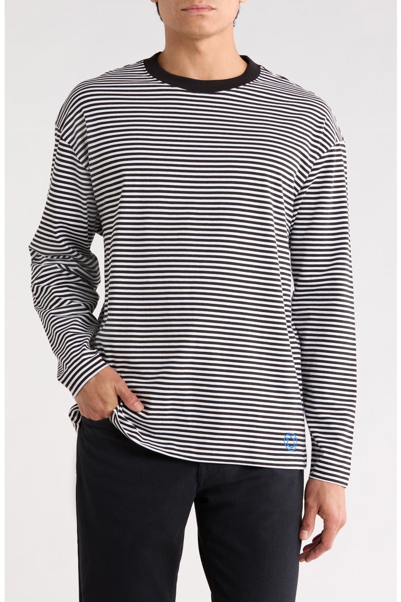 Nustripe Cotton Jersey T-Shirt, Main, color, OPEN MISCELLANEOUS