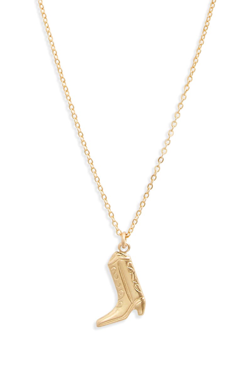 Houston Pendant Necklace, Main, color, GOLD