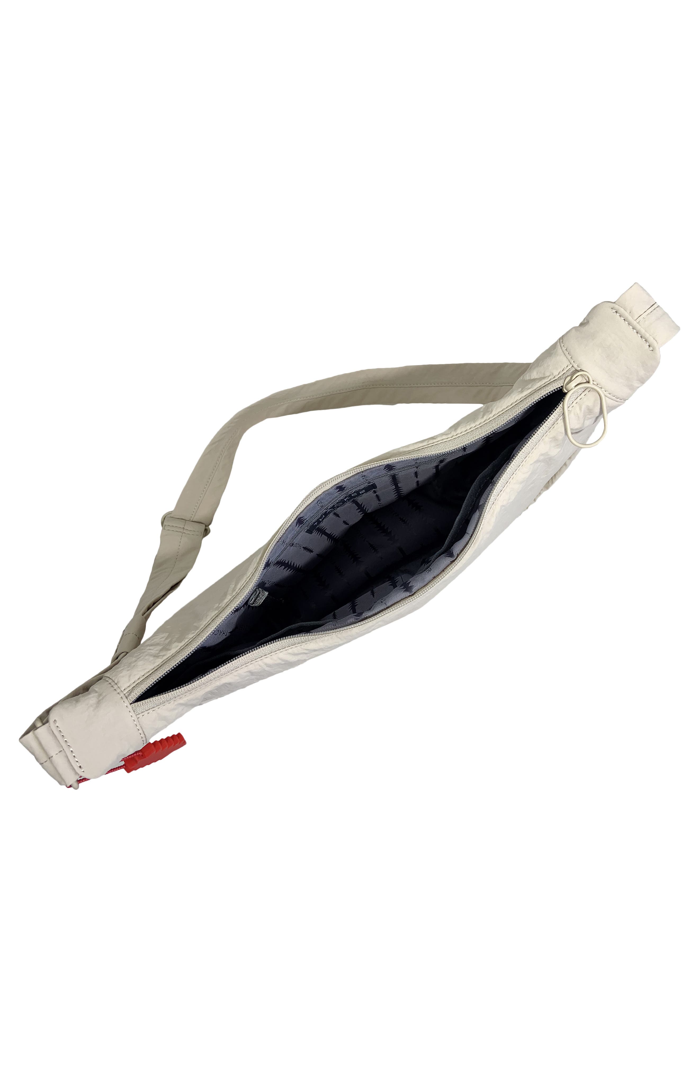 Cleo Large Crescent Crossbody Bag, Alternate, color, SAND