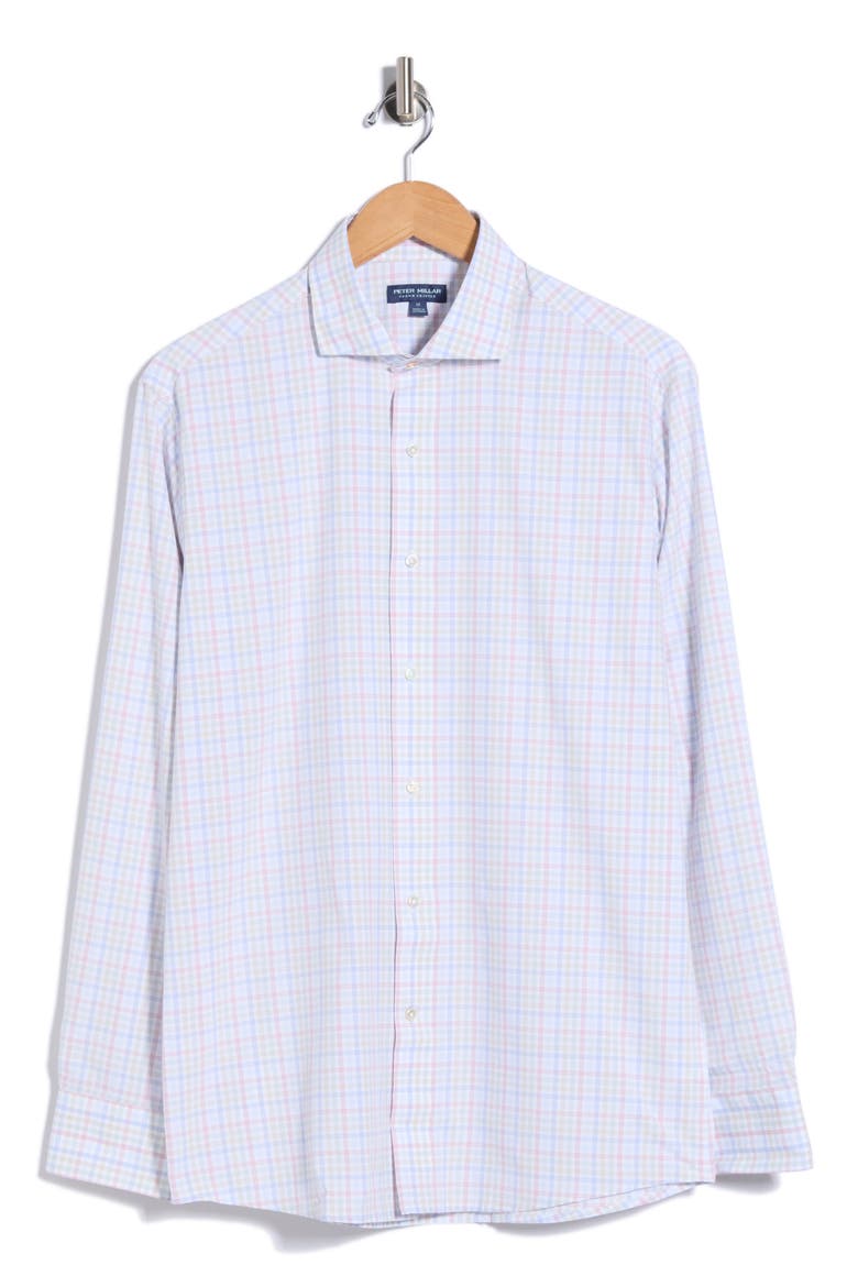 Basin Performance Poplin Sport Shirt, Main, color, MULTI