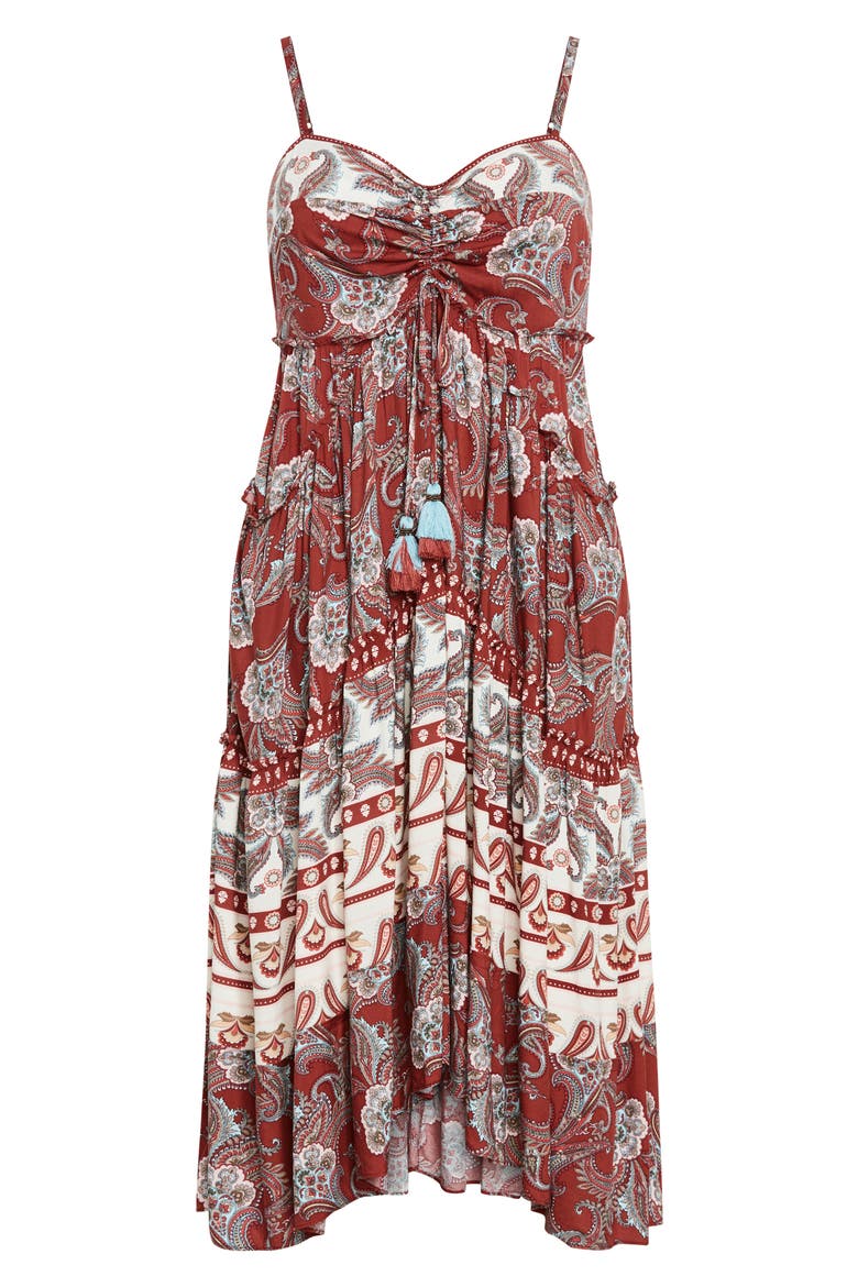 Lilah Love Paisley Maxi Dress, Alternate, color, PAISLEY