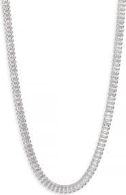 Nordstrom Baguette Cubic Zirconia Necklace