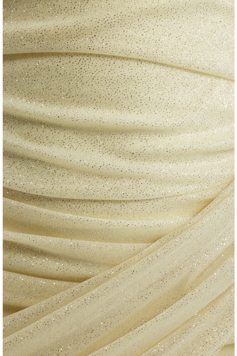 Metallic Sash Detail Minidress, Alternate, color, BUTTER