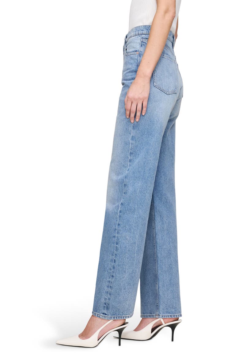 Karmine Refined SculptSystem Wide Leg High Rise Jeans, Alternate, color, SALT LAKE