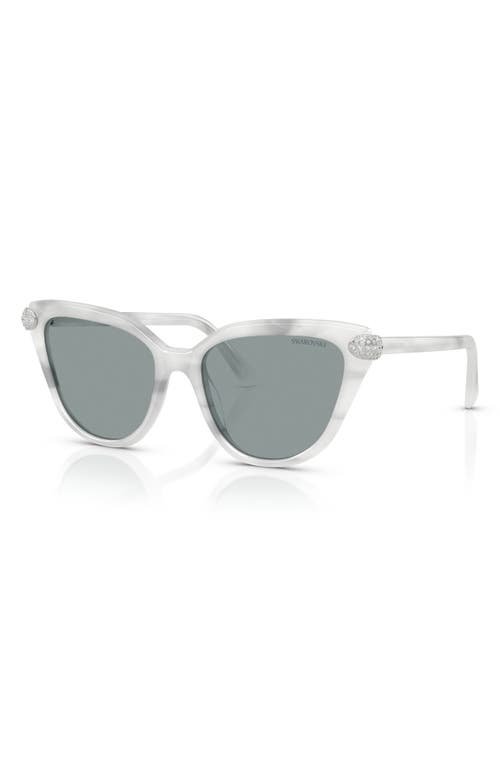 Swarovski 56mm Cat Eye Sunglasses