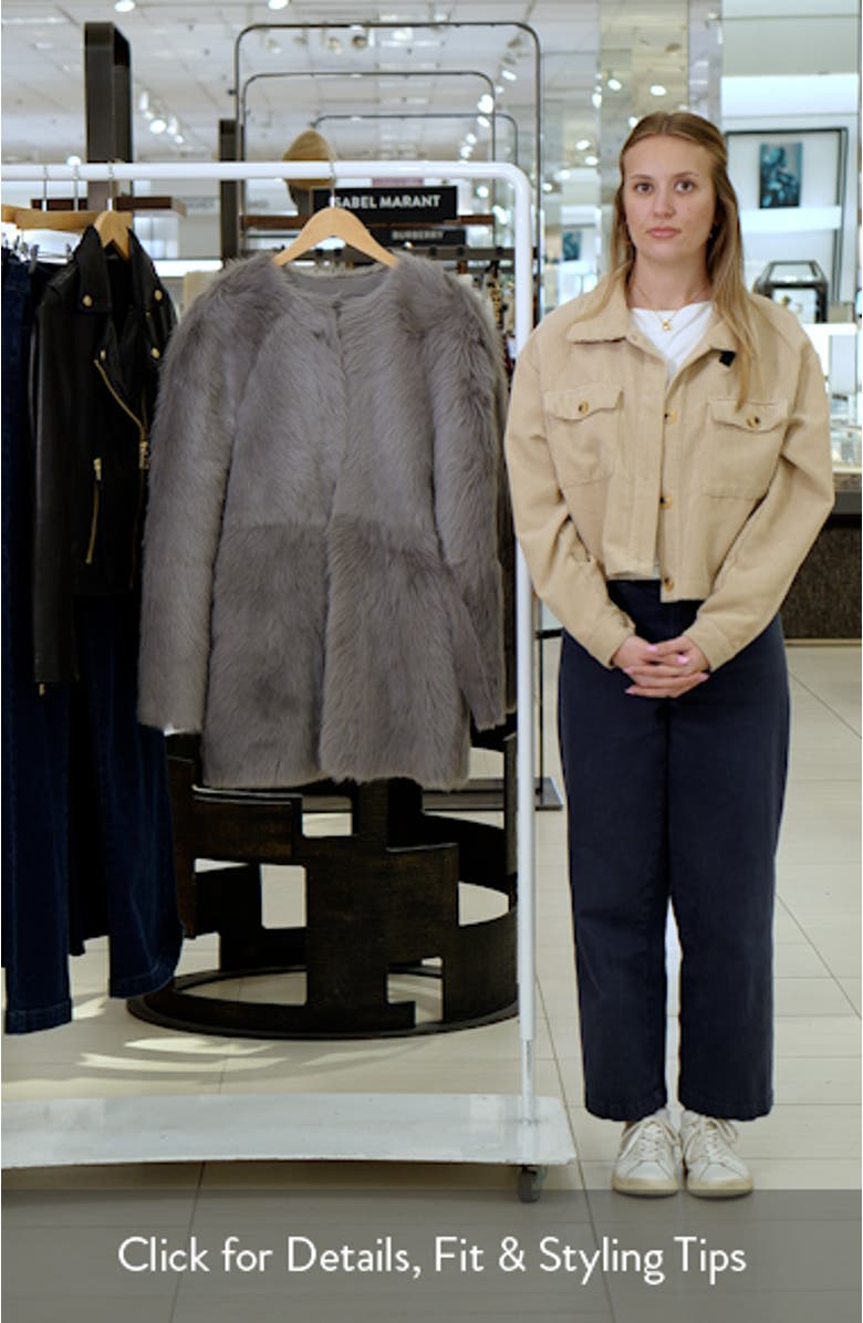 Reversible Leather & Genuine Shearling Coat, sales video thumbnail