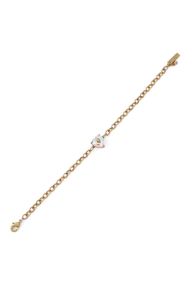 Crystal Heart Bracelet, Alternate, color, CRYSTAL ABALONE