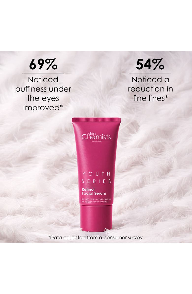 SKINCHEMISTS Retinol Bakuchiol Facial Serum 30ml, Alternate, color, White