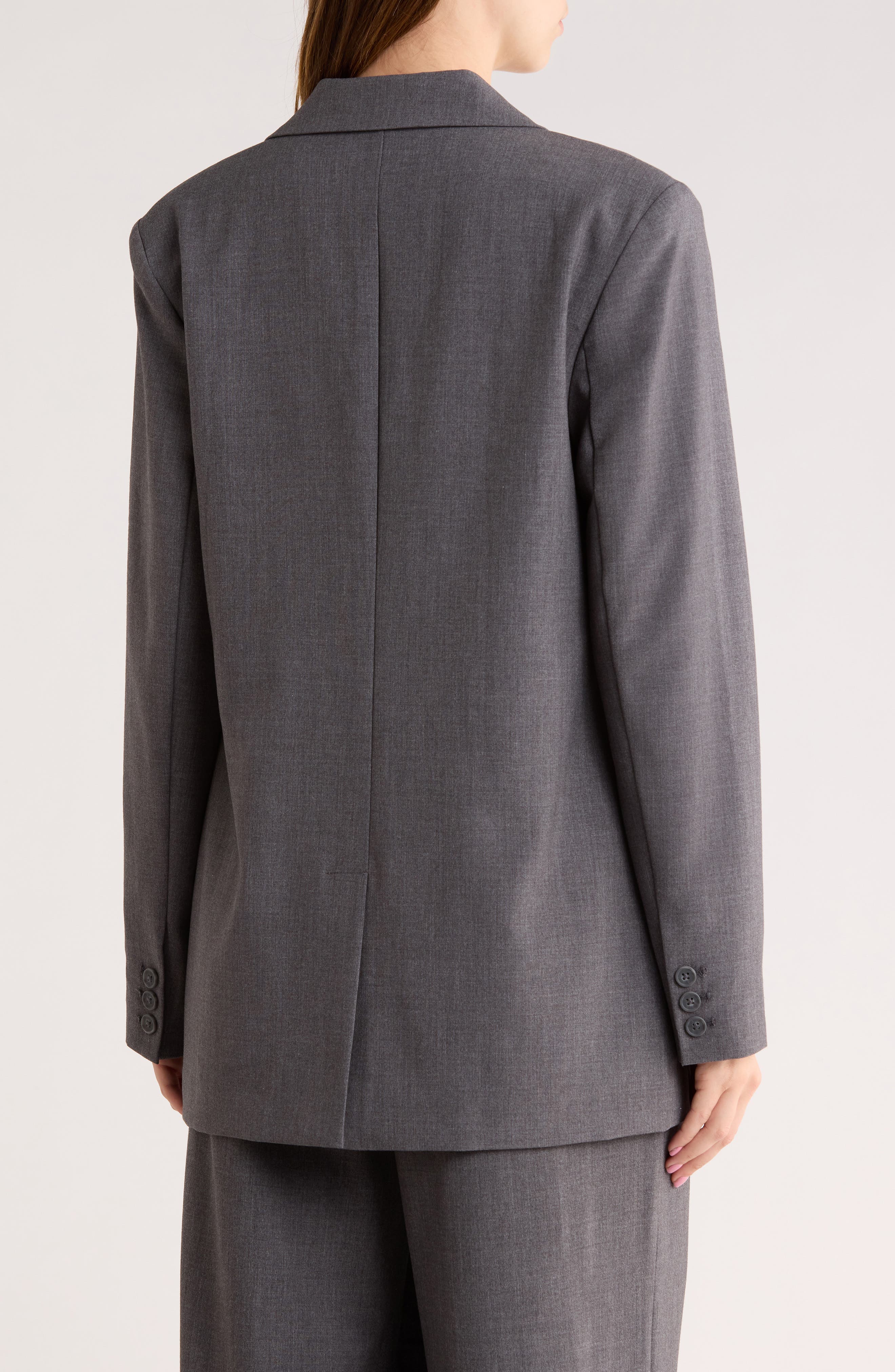 Oversize Peak Lapel Blazer - image 4