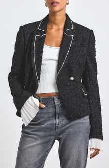 Derek Lam 10 Crosby Estelise Galaxy Tweed Jacket