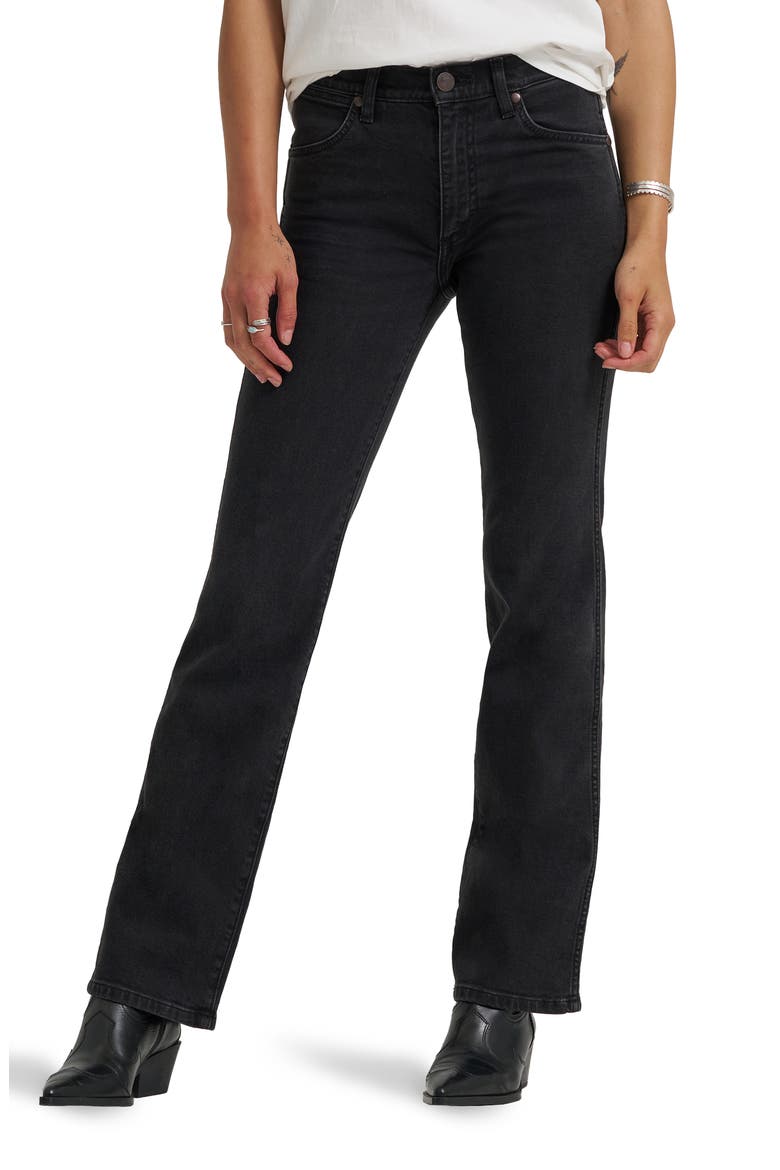 Wrancher Mid Rise Bootcut Jeans, Main, color, GHOSTLY GRANITE