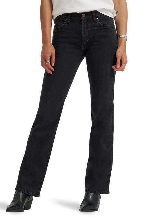 Wrancher Mid Rise Bootcut Jeans (Ghostly Granite)