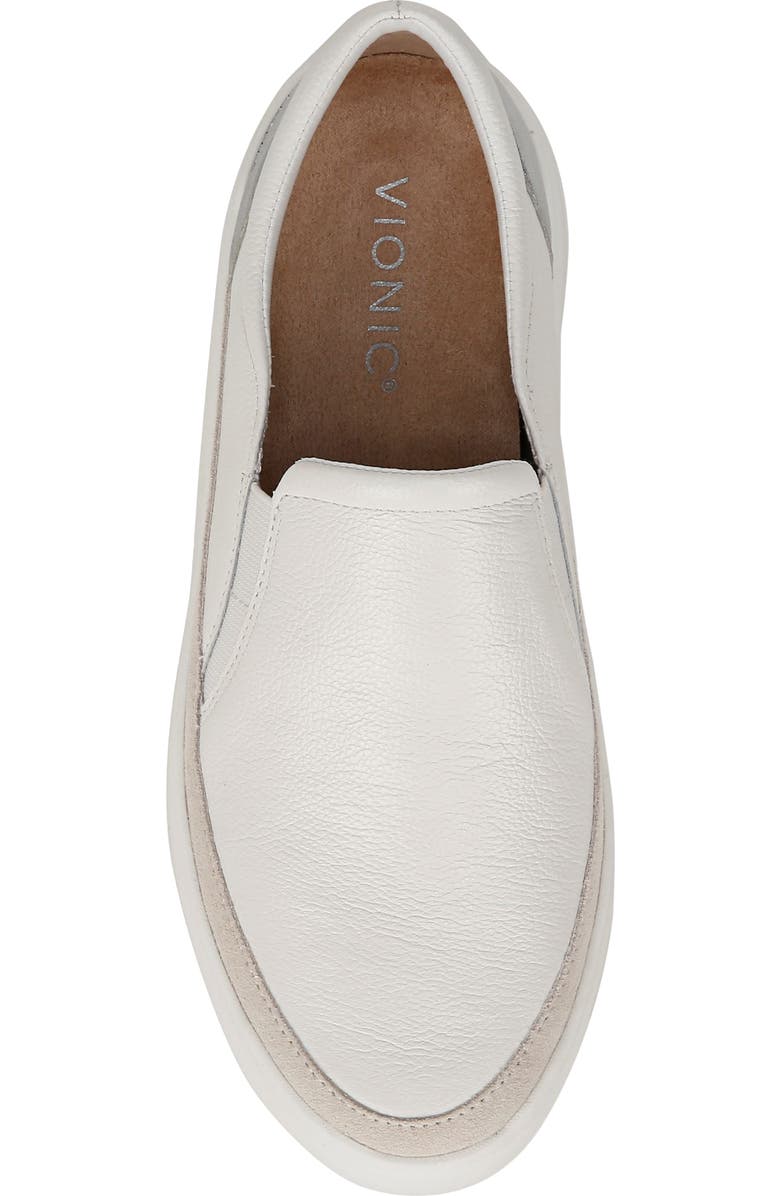Vionic Kearny Platform Slip-On Sneaker, Alternate, color, White